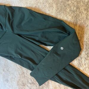 Dark green leggings lululemon
